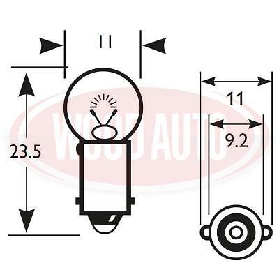 Ba9s volt 12v - 12, 2.2w