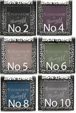 Barry M Eyeshadow No 2 4 5 6 8 10 Blue Green Silver Mushroom Smokey Grey Purple