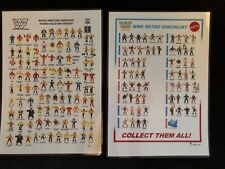 WWF_WWE Hasbro Checklists X2_Laminated A4 Poster Prints_Wrestling_Figures