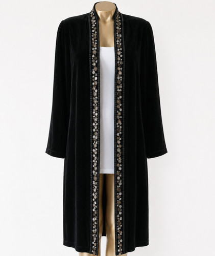 Monsoon black velvet - black,