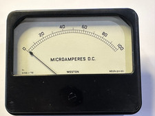 Weston Microammeter DC 0–100