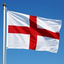 St George’s Cross England Flag Large 5ft x 3ft – English Premium Sewn Mod Reanac