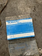 1978 Subaru Brat OEM Owners