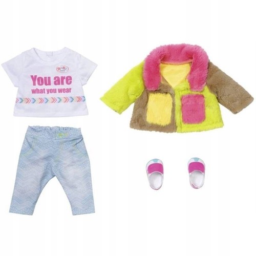 43cm doll colourful coat - 43cm,