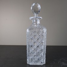 Art Deco Square Cut Glass