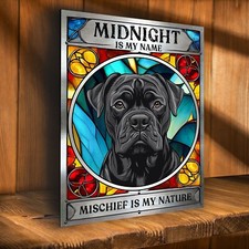 Personalised cane corso sign - personalised,