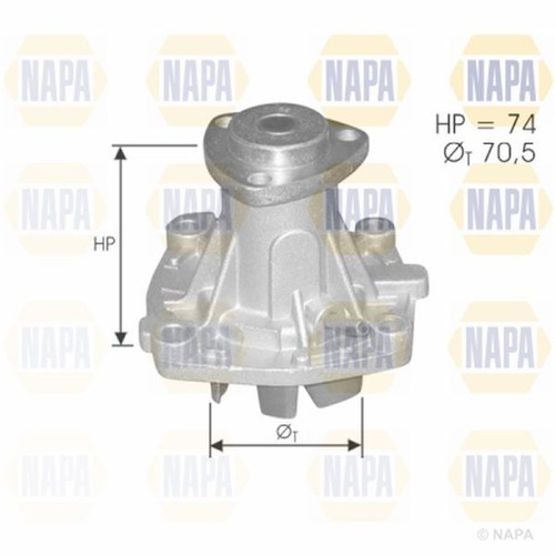 Water pump without housing - water,