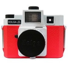 HOLGA 120GCFN White Red Lomo Medium Format Film Camera 120 GCFN New UK Stock