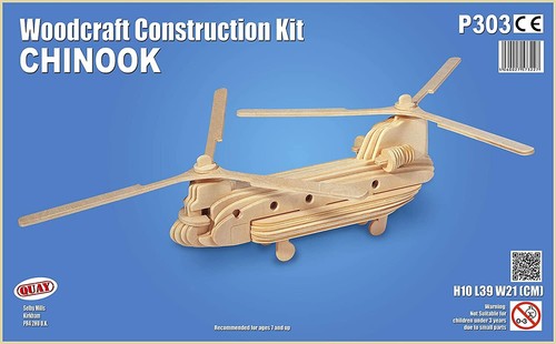 Chinook helicopter woodcraft - chinook,