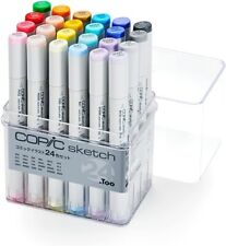 Copic Sketch Comic Illustration 24 Color Set Art Illustration Marker Japan NEW