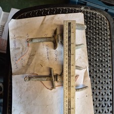 Vintage Pair Of Galvanised Row