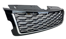 Front Grille Black Silver