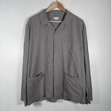 Sunspel Grey Cotton Overshirt