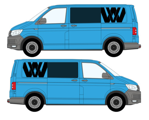 Rear decal panel graphics - rear,