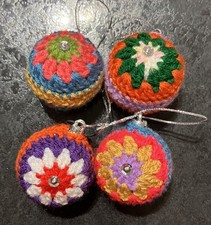 NEW multicolour 4 hand crochet