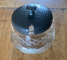 Cut Glass Sugar Bowl With Old