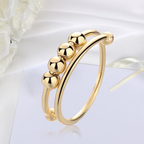 Round beaded ring spinning - beaded,