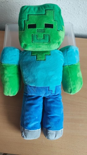 Minecraft zombie plush large - minecraft,