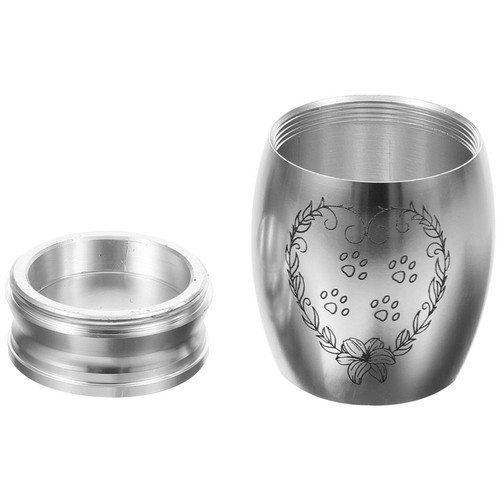 Cinerary casket alloy urn - casket, dog