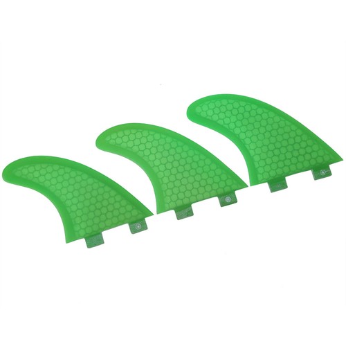 Green fcs surfboard - fcs, fin