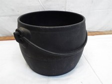 Antique S&P Phila Cast Iron Fire Place Gypsy Kettle Bean Pot 3 Qt Camping