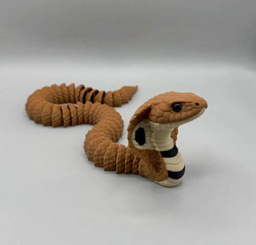 Articulated cobra printed - 3d,