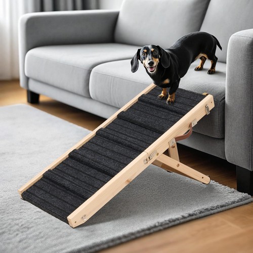 Adjustable height dog cat ramp - height,