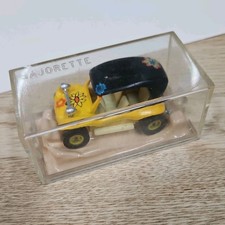 Vintage Majorette No.248 Dune Buggy In Original Plastic Case 1970s Yellow France