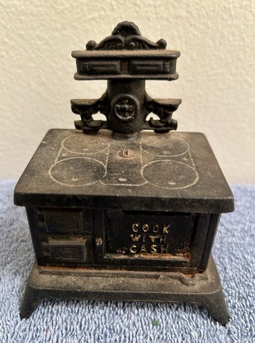 Antique coin still bank - coin, #13