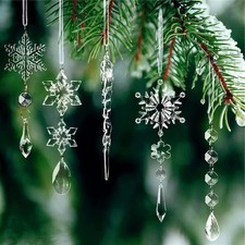 10x Crystal Acrylic Snowflake