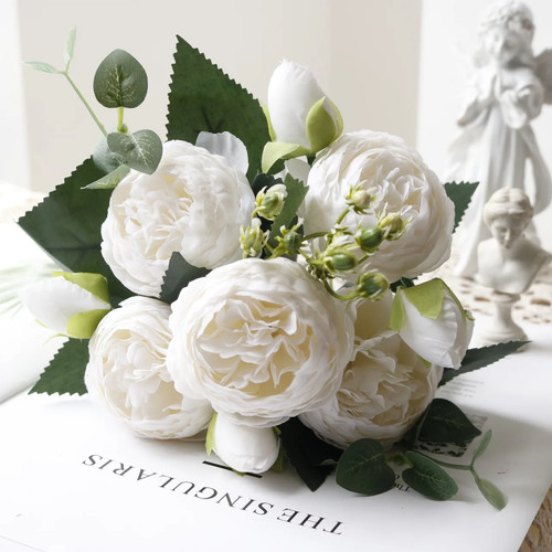 Artificial peony silk flower - peony,