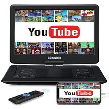 19" Portable DVD Player w/