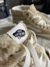 Vans Borg Beige Sherpa UK Size