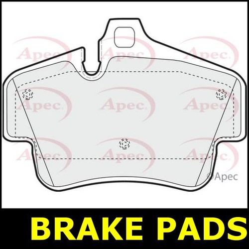Brake pads rear - pads, for