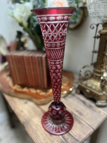 Antique ruby red bohemian - ruby,
