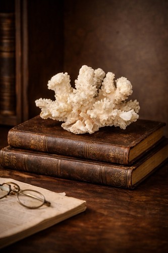 Natural white branch coral - branch,