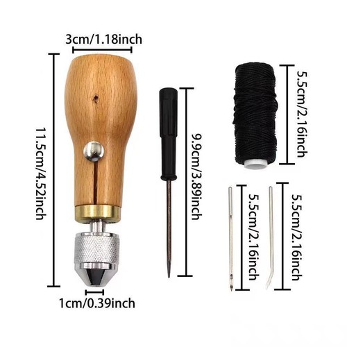 Sewing needle leather - needle,