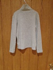 Brand New Girls M & S High Neck Jumper Age 5-6yrs Grey