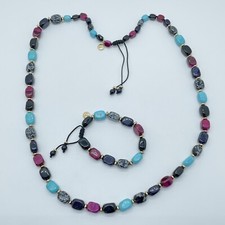 Mix Gemstone Necklace &