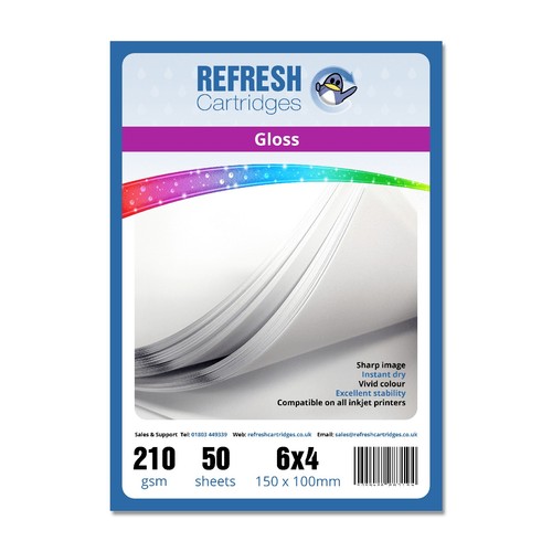 Refresh cartridges glossy - glossy, 6x4