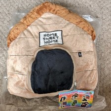 Huggle Buddies Hideaway Play Pillow Dog Plush Toy Zips to Home Sweet Home NWT