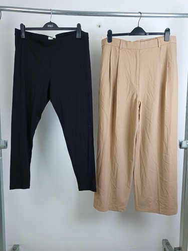 Women black cropped - m&s, women's