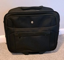 Wenger Swiss Gear Wheeled Suitcase Extending Handle Cabin Luggage Travel Bag VGC