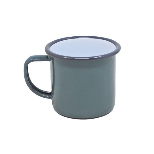 Mug enamel falcon grey - enamel,