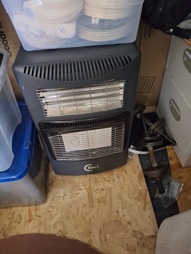 Calor gas heater with - gas, bottle
