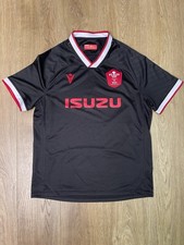 Men’s 2020/21 Macron Wales Rugby Union Alternate Shirt Size L