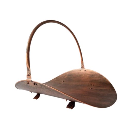 Fireplace log holder - holder, iron