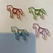 Horse -shaped paper clips