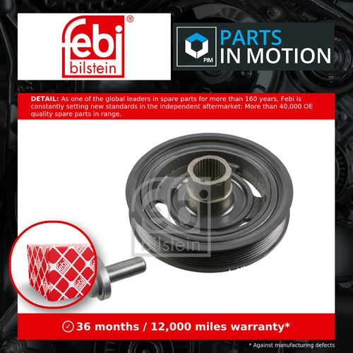 Crankshaft pulley 182736 febi - crankshaft,