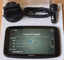 TomTom GO Superior 7" Inch HD Car Sat Nav GPS Navigation | Perfect condition